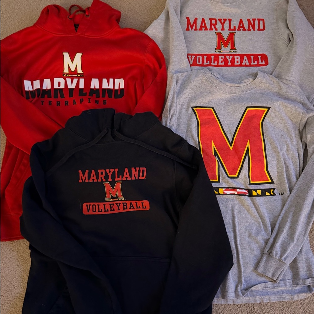 Maryland Terrapins Sweatshirts Collection-all 4